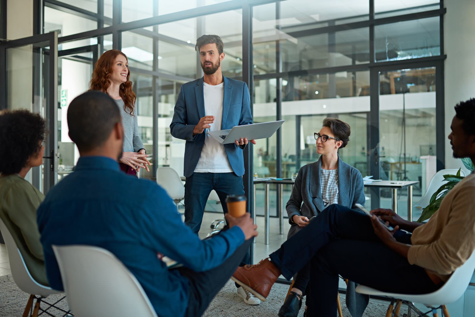 Cropped shot of a group of creatives having a meeting in a modern office.