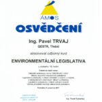 Vlastní cesta - Pavel Trvaj - osvědčení - environmentální legislativa