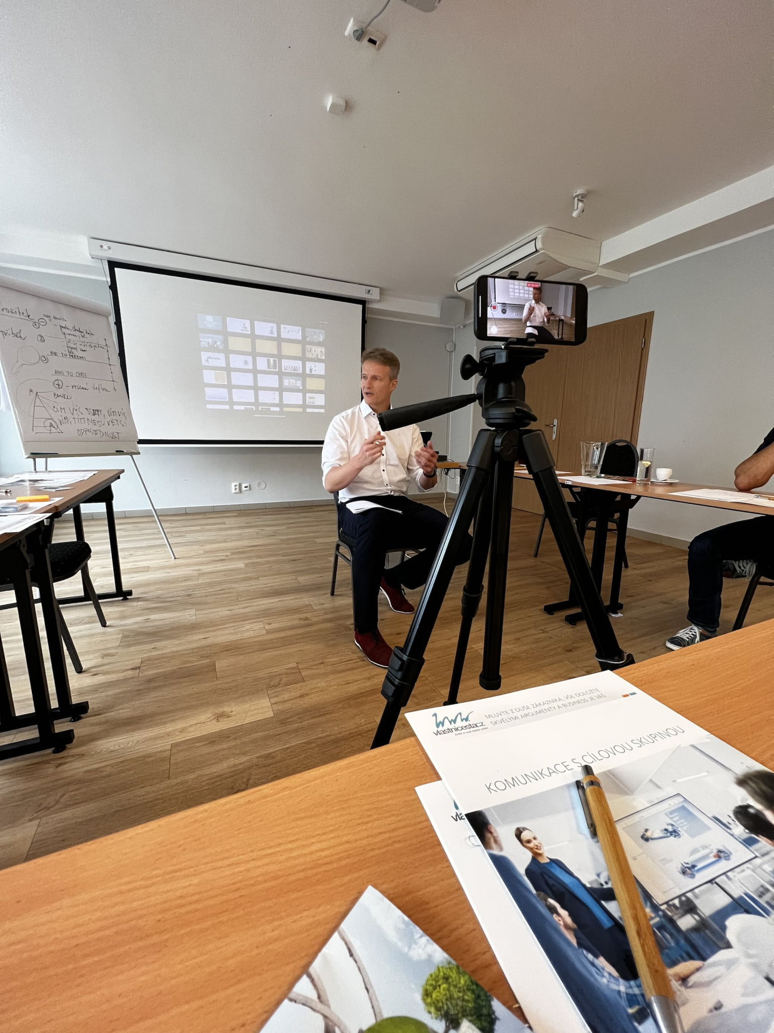 Jiří Střelec při praktickém tréninku v rámci programu Experience HUB