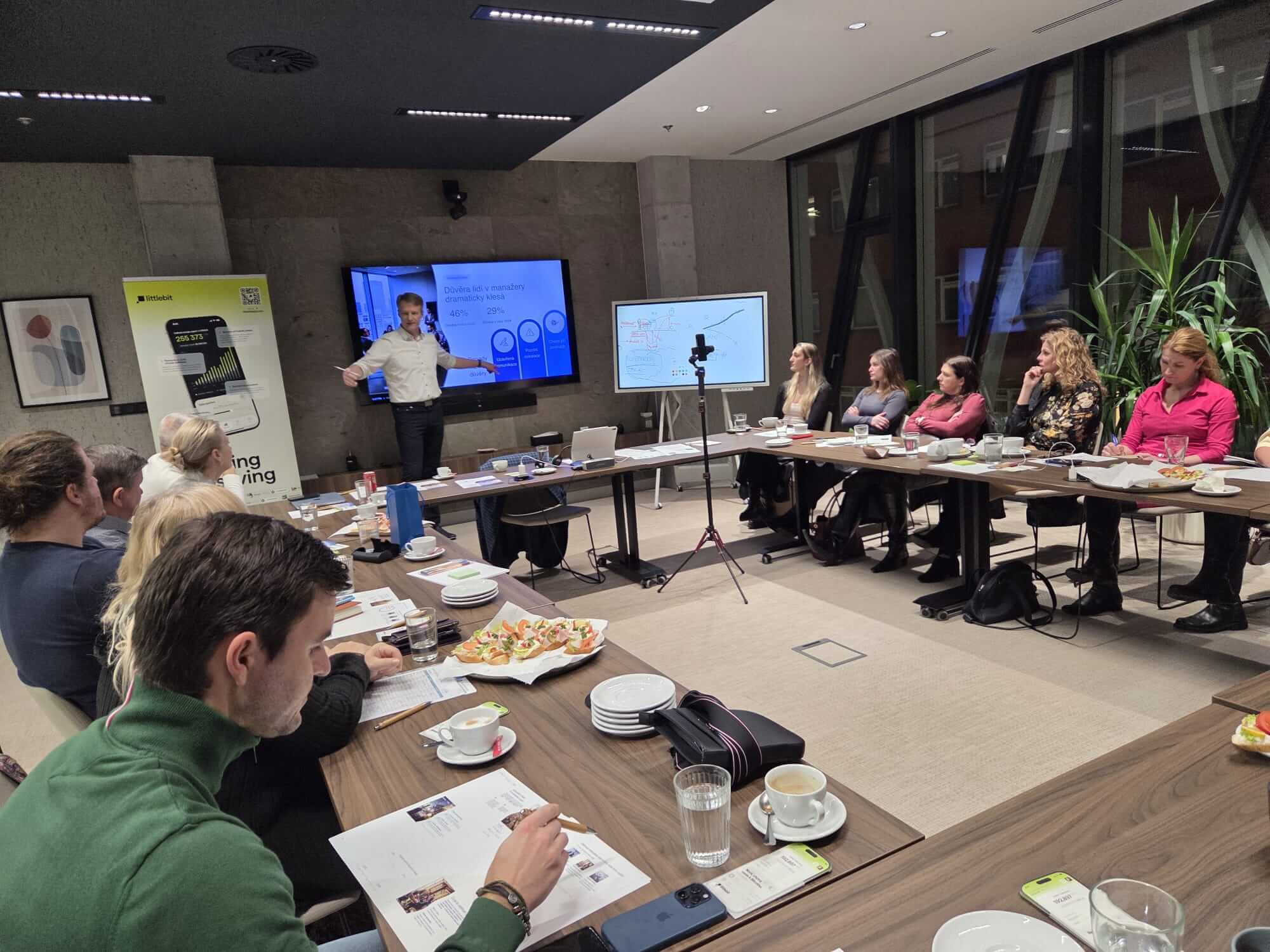 Workshop Základ odolnosti firmy v Praze – Jiří Střelec a Jakub Zahrádka, Česká manažerská asociace