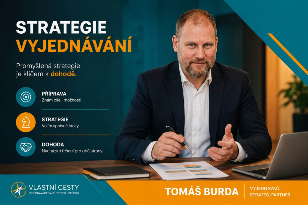 Strategie vyjednávání a příprava na obchodní jednání – Tomáš Burda, profesionální vyjednavač